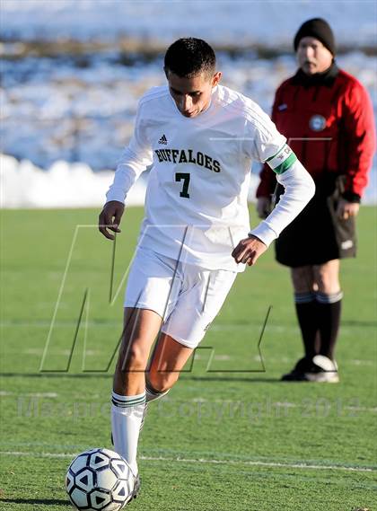 Thumbnail 3 in Bishop Machebeuf vs. Estes Park (CHSAA 3A Playoffs) photogallery.