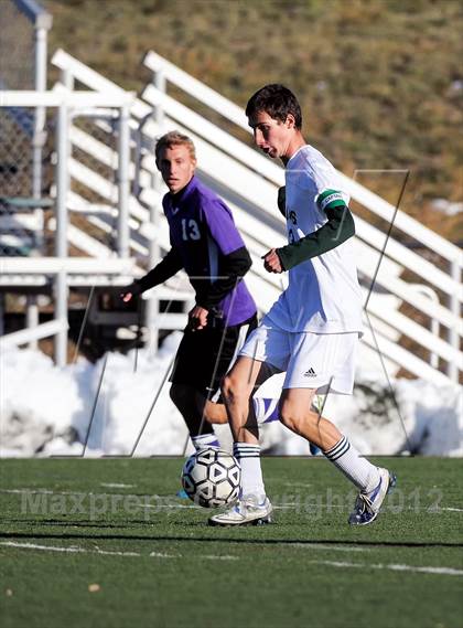 Thumbnail 3 in Bishop Machebeuf vs. Estes Park (CHSAA 3A Playoffs) photogallery.