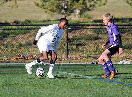 Thumbnail 3 in Bishop Machebeuf vs. Estes Park (CHSAA 3A Playoffs) photogallery.