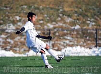 Thumbnail 3 in Bishop Machebeuf vs. Estes Park (CHSAA 3A Playoffs) photogallery.