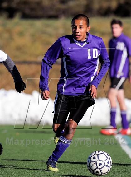 Thumbnail 2 in Bishop Machebeuf vs. Estes Park (CHSAA 3A Playoffs) photogallery.