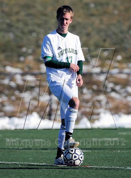 Thumbnail 3 in Bishop Machebeuf vs. Estes Park (CHSAA 3A Playoffs) photogallery.