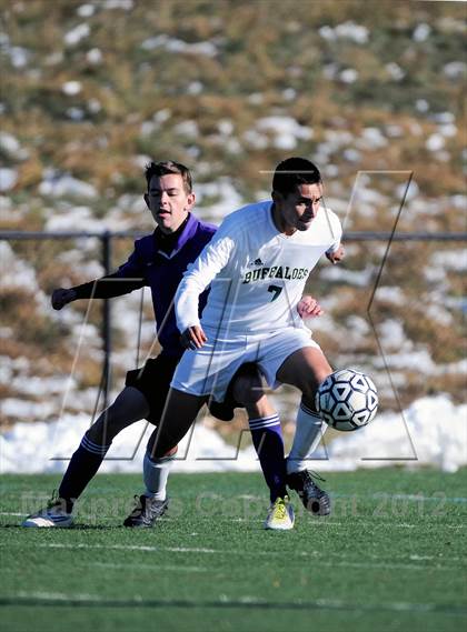Thumbnail 1 in Bishop Machebeuf vs. Estes Park (CHSAA 3A Playoffs) photogallery.
