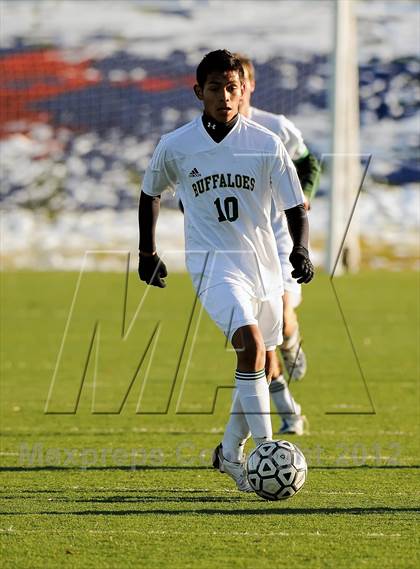 Thumbnail 3 in Bishop Machebeuf vs. Estes Park (CHSAA 3A Playoffs) photogallery.