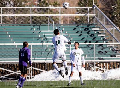 Thumbnail 1 in Bishop Machebeuf vs. Estes Park (CHSAA 3A Playoffs) photogallery.
