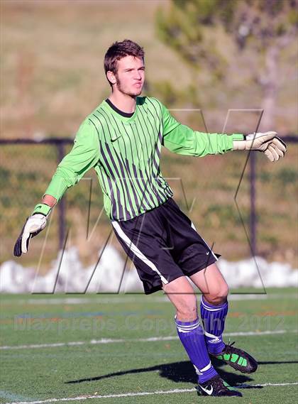 Thumbnail 3 in Bishop Machebeuf vs. Estes Park (CHSAA 3A Playoffs) photogallery.