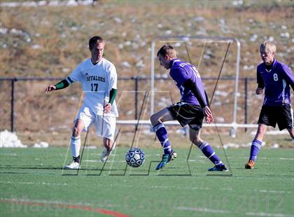 Thumbnail 3 in Bishop Machebeuf vs. Estes Park (CHSAA 3A Playoffs) photogallery.