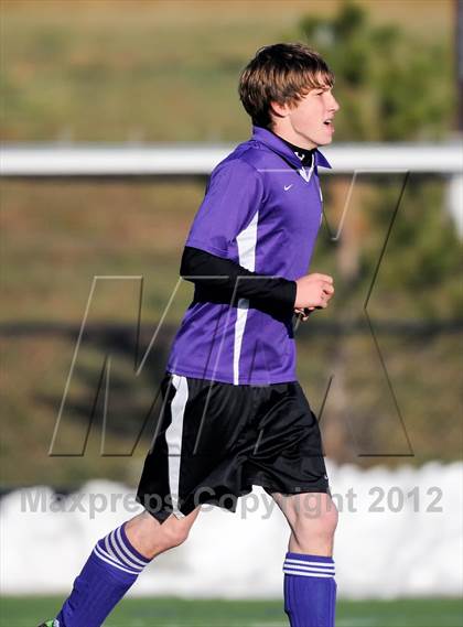 Thumbnail 2 in Bishop Machebeuf vs. Estes Park (CHSAA 3A Playoffs) photogallery.