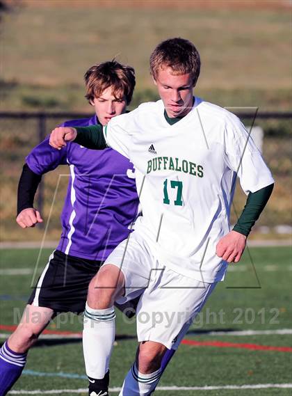 Thumbnail 3 in Bishop Machebeuf vs. Estes Park (CHSAA 3A Playoffs) photogallery.