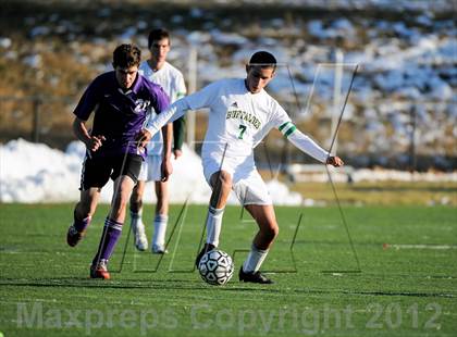 Thumbnail 2 in Bishop Machebeuf vs. Estes Park (CHSAA 3A Playoffs) photogallery.