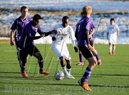 Thumbnail 3 in Bishop Machebeuf vs. Estes Park (CHSAA 3A Playoffs) photogallery.