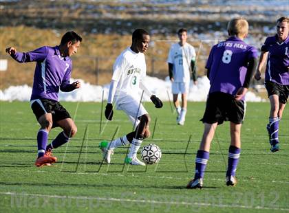 Thumbnail 2 in Bishop Machebeuf vs. Estes Park (CHSAA 3A Playoffs) photogallery.