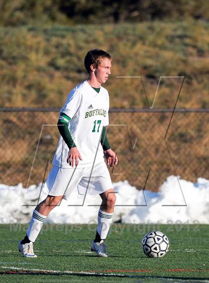 Thumbnail 3 in Bishop Machebeuf vs. Estes Park (CHSAA 3A Playoffs) photogallery.