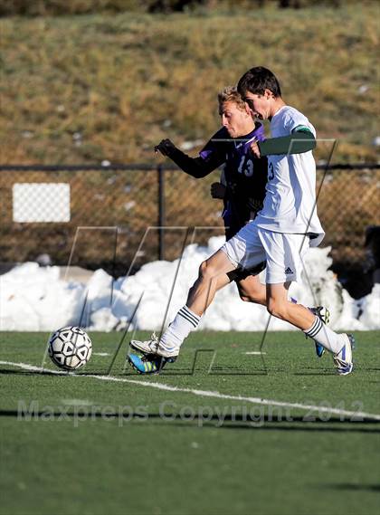 Thumbnail 2 in Bishop Machebeuf vs. Estes Park (CHSAA 3A Playoffs) photogallery.