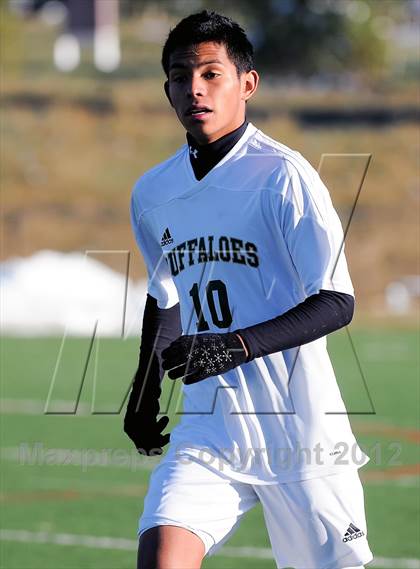 Thumbnail 2 in Bishop Machebeuf vs. Estes Park (CHSAA 3A Playoffs) photogallery.
