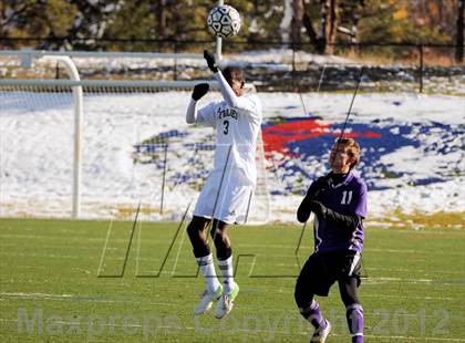Thumbnail 2 in Bishop Machebeuf vs. Estes Park (CHSAA 3A Playoffs) photogallery.