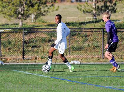 Thumbnail 3 in Bishop Machebeuf vs. Estes Park (CHSAA 3A Playoffs) photogallery.