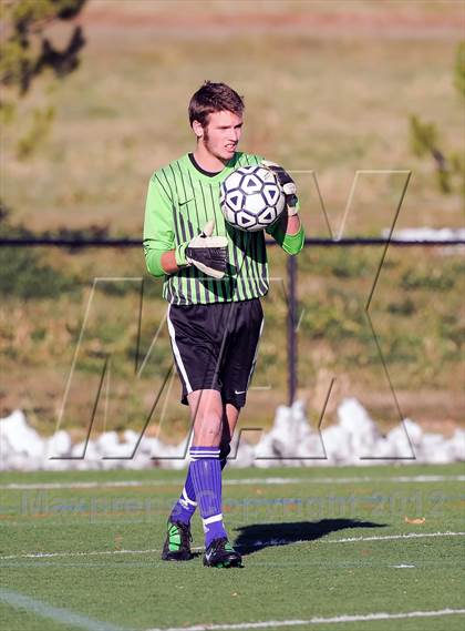 Thumbnail 2 in Bishop Machebeuf vs. Estes Park (CHSAA 3A Playoffs) photogallery.