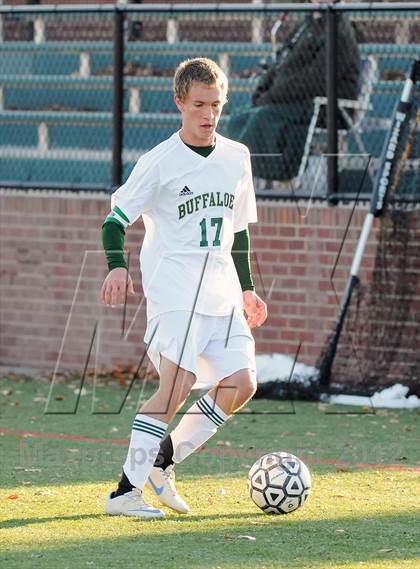 Thumbnail 1 in Bishop Machebeuf vs. Estes Park (CHSAA 3A Playoffs) photogallery.