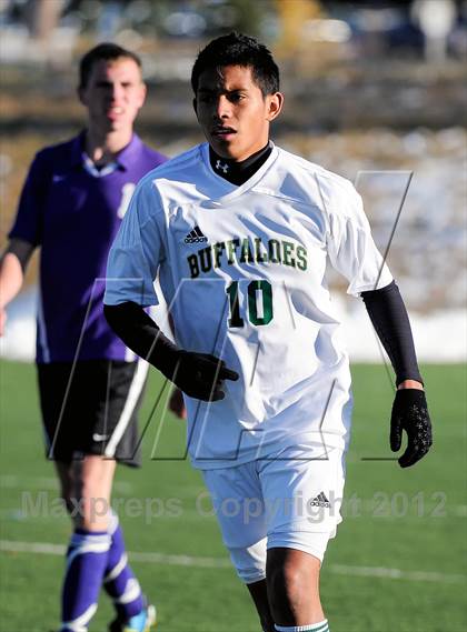 Thumbnail 1 in Bishop Machebeuf vs. Estes Park (CHSAA 3A Playoffs) photogallery.
