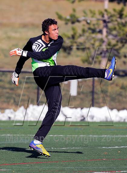Thumbnail 3 in Bishop Machebeuf vs. Estes Park (CHSAA 3A Playoffs) photogallery.
