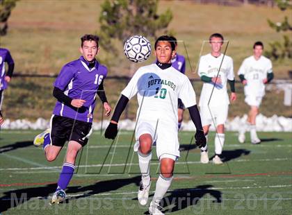 Thumbnail 2 in Bishop Machebeuf vs. Estes Park (CHSAA 3A Playoffs) photogallery.