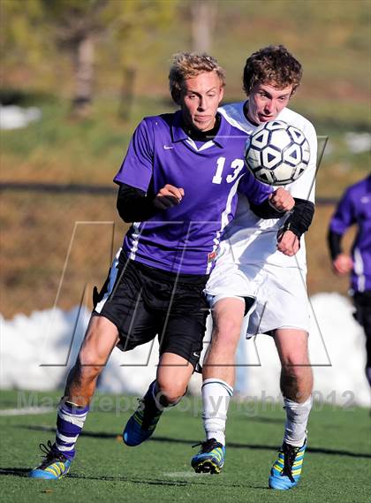 Thumbnail 2 in Bishop Machebeuf vs. Estes Park (CHSAA 3A Playoffs) photogallery.