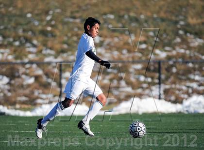 Thumbnail 1 in Bishop Machebeuf vs. Estes Park (CHSAA 3A Playoffs) photogallery.