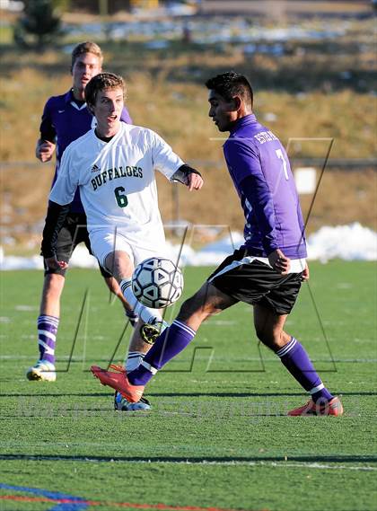 Thumbnail 1 in Bishop Machebeuf vs. Estes Park (CHSAA 3A Playoffs) photogallery.