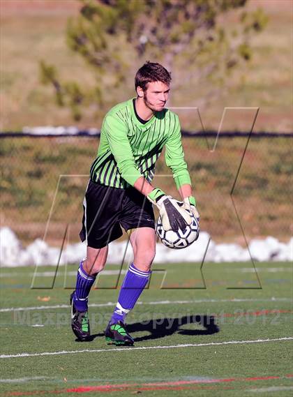 Thumbnail 3 in Bishop Machebeuf vs. Estes Park (CHSAA 3A Playoffs) photogallery.
