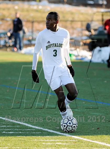 Thumbnail 3 in Bishop Machebeuf vs. Estes Park (CHSAA 3A Playoffs) photogallery.