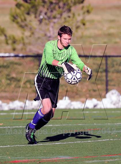 Thumbnail 1 in Bishop Machebeuf vs. Estes Park (CHSAA 3A Playoffs) photogallery.