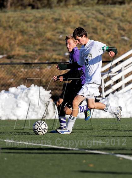 Thumbnail 1 in Bishop Machebeuf vs. Estes Park (CHSAA 3A Playoffs) photogallery.