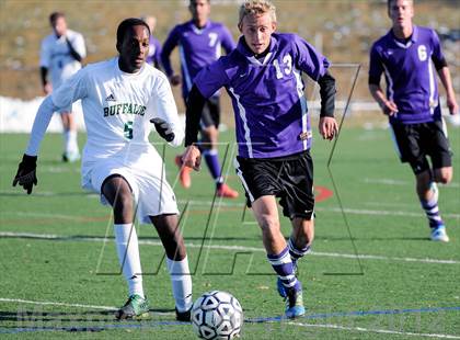 Thumbnail 2 in Bishop Machebeuf vs. Estes Park (CHSAA 3A Playoffs) photogallery.