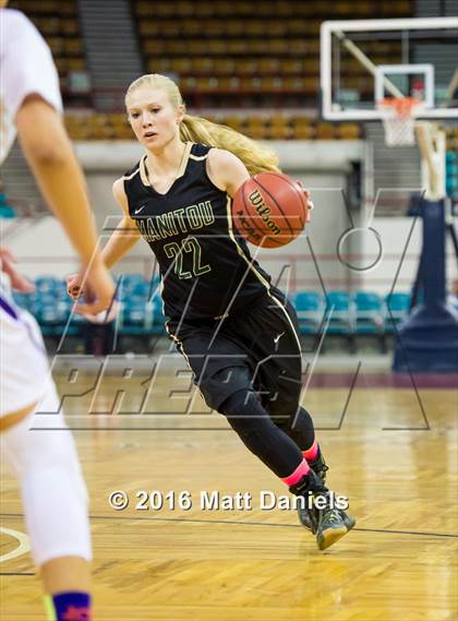 Thumbnail 2 in Manitou Springs vs. Lutheran (CHSAA 3A Final) photogallery.