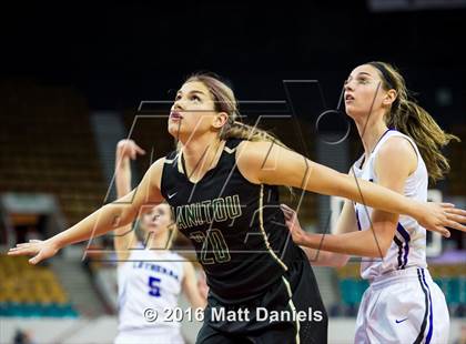 Thumbnail 1 in Manitou Springs vs. Lutheran (CHSAA 3A Final) photogallery.