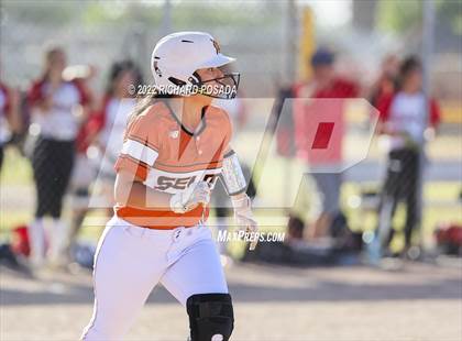 Thumbnail 2 in Selma @ Hanford (CIF CS Division II Round 2 Playoff) photogallery.