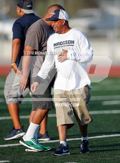 Thumbnail 2 in Madison vs Eastlake (SDFNL Kickoff) photogallery.