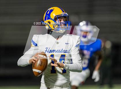 Thumbnail 2 in Homestead @ Hamilton Southeastern (IHSAA 6A Sectional semi-final) photogallery.