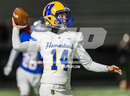 Thumbnail 1 in Homestead @ Hamilton Southeastern (IHSAA 6A Sectional semi-final) photogallery.