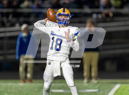 Thumbnail 3 in Homestead @ Hamilton Southeastern (IHSAA 6A Sectional semi-final) photogallery.