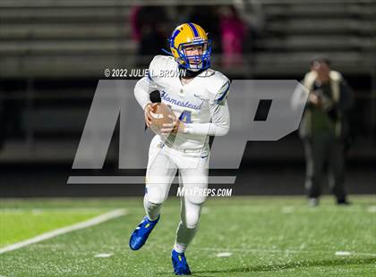 Thumbnail 2 in Homestead @ Hamilton Southeastern (IHSAA 6A Sectional semi-final) photogallery.