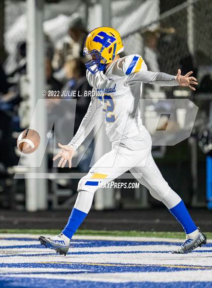 Thumbnail 3 in Homestead @ Hamilton Southeastern (IHSAA 6A Sectional semi-final) photogallery.