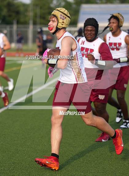 Thumbnail 2 in Cypress Woods vs Cypress Ridge (Texas 7 on 7 State Qualifier) photogallery.