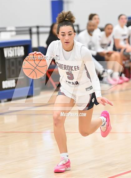 Thumbnail 1 in St. Mary's vs. Cherokee Trail (Nike Tournament of Champions) photogallery.