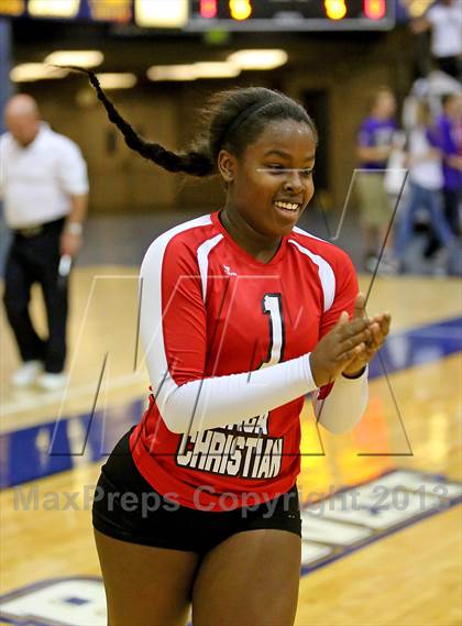Thumbnail 1 in Vacaville Christian vs Bradshaw Christian (CIF SJS D5 Final) photogallery.