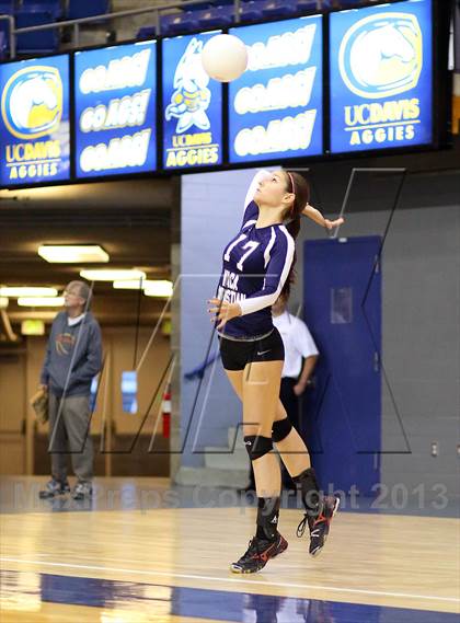Thumbnail 2 in Vacaville Christian vs Bradshaw Christian (CIF SJS D5 Final) photogallery.