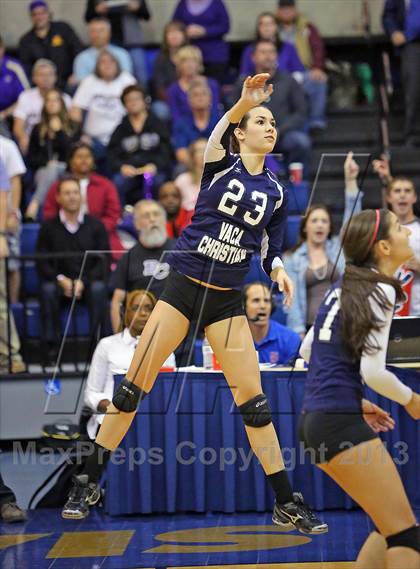 Thumbnail 3 in Vacaville Christian vs Bradshaw Christian (CIF SJS D5 Final) photogallery.