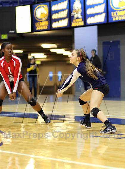 Thumbnail 3 in Vacaville Christian vs Bradshaw Christian (CIF SJS D5 Final) photogallery.