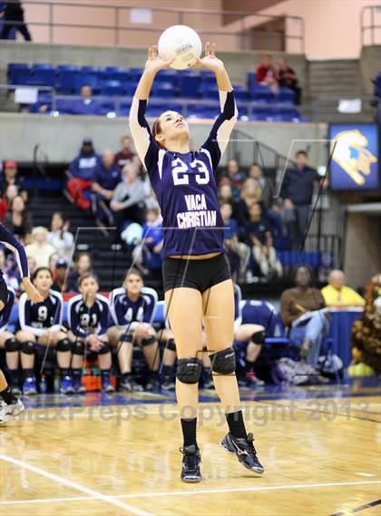 Thumbnail 3 in Vacaville Christian vs Bradshaw Christian (CIF SJS D5 Final) photogallery.